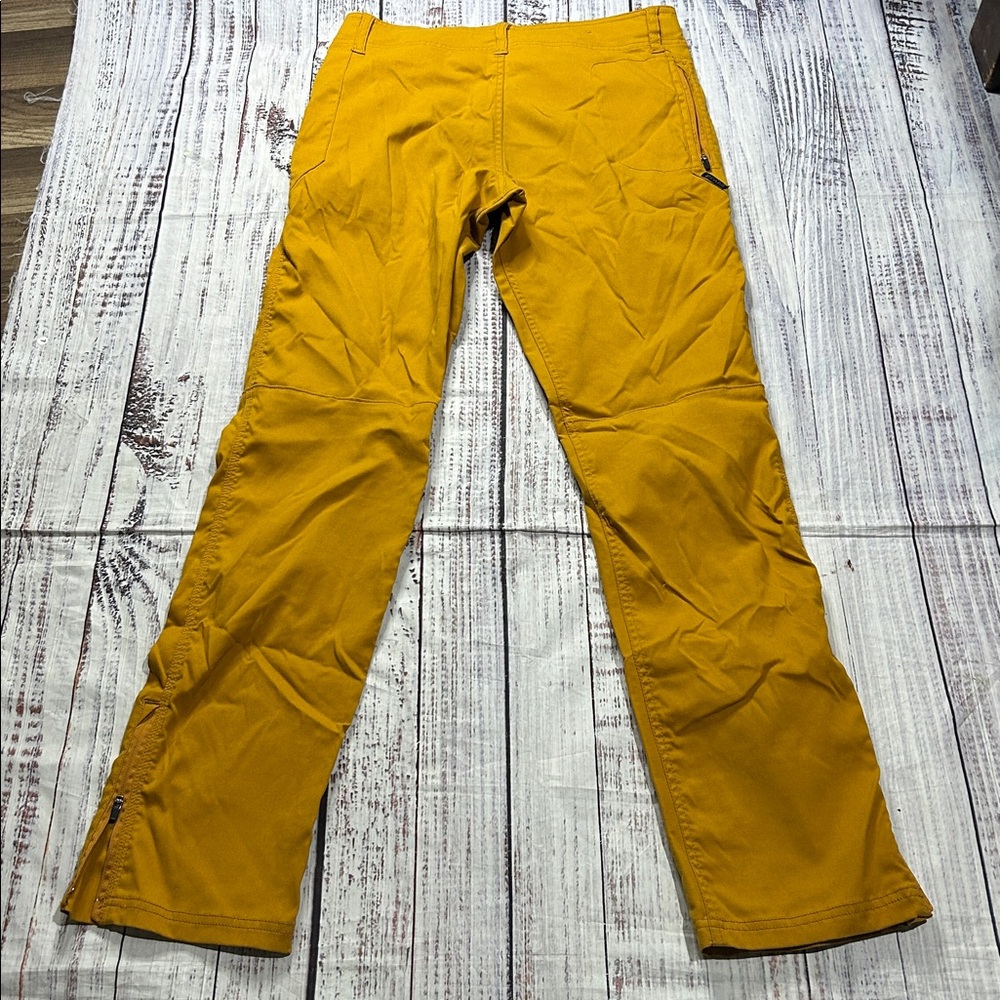 Prana Mustard Yellow Men's Chino-Style Outdoor Pants - Picture 2 of 8